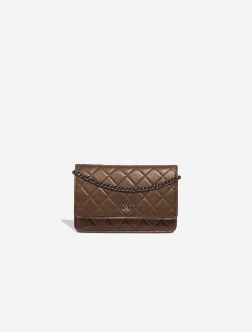 Chanel Timeless Wallet On Chain Lamb Bronze Front | Sell your designer bag