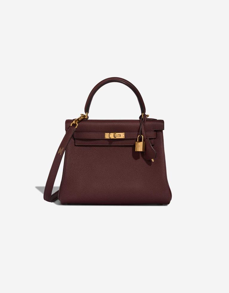 Hermès Kelly 25 Togo Rouge Sellier Front | Verkaufen Sie Ihre Designer-Tasche