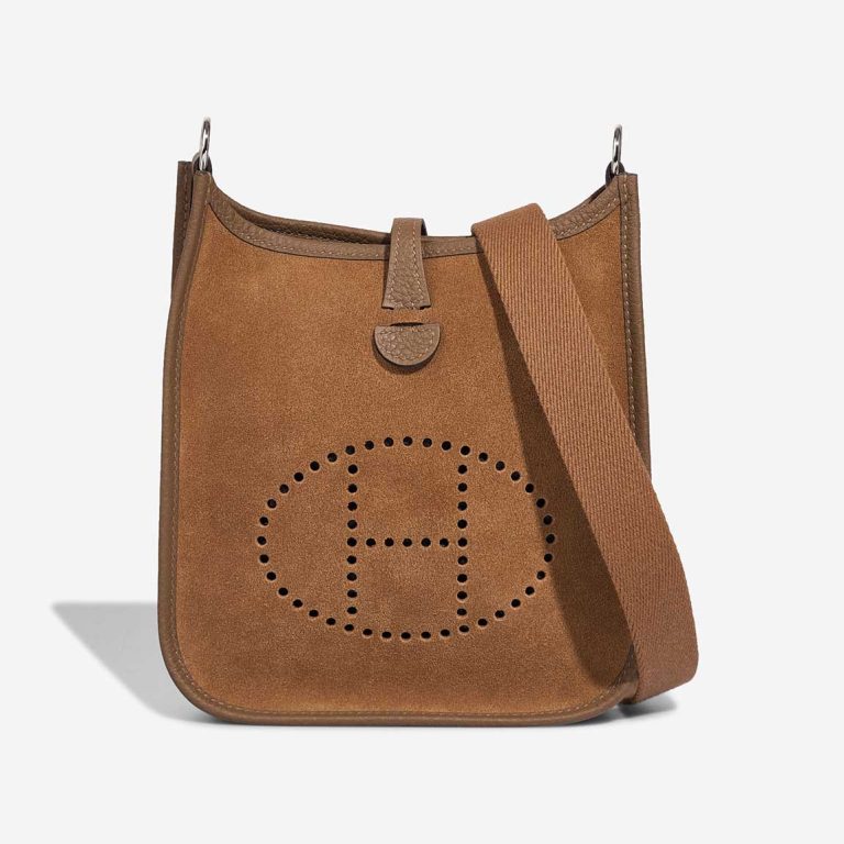 Hermès Evelyne 16 Veau Grizzly / Clémence Chamois / Alezan / Gold Front | Vendre votre sac de créateur