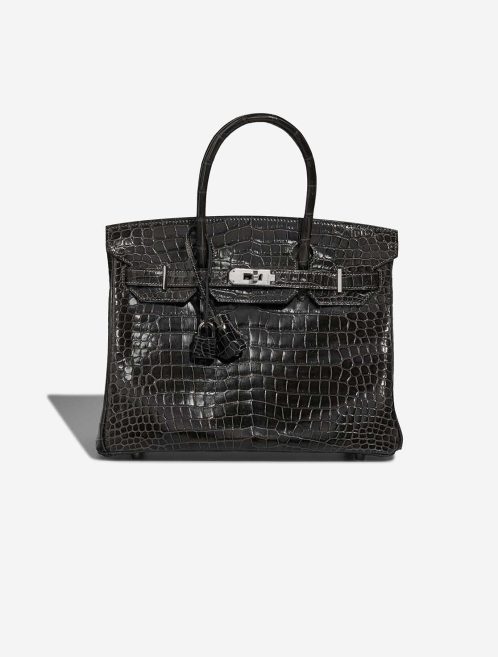 Hermès Birkin 30 Porosus Crocodile Graphite Front | Sell your designer bag