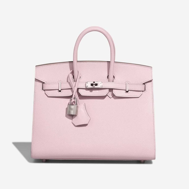 Hermès Birkin 25 Epsom Mauve Pâle Front | Verkaufen Sie Ihre Designertasche