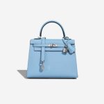 Hermès Kelly 25 Epsom Céleste Front | Vendre votre sac de créateur
