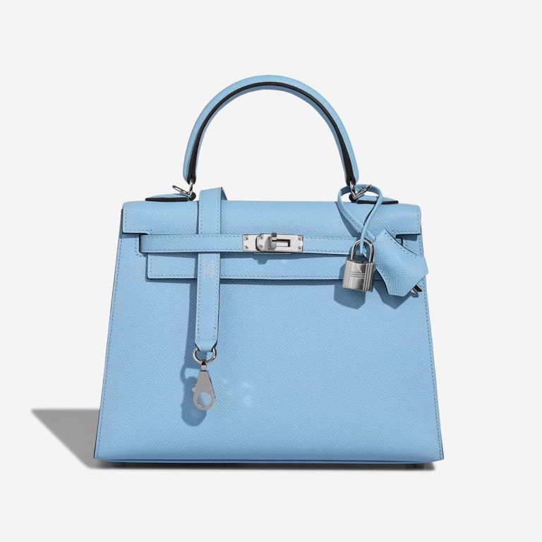 Hermès Kelly 25 Epsom Céleste Front | Sell your designer bag