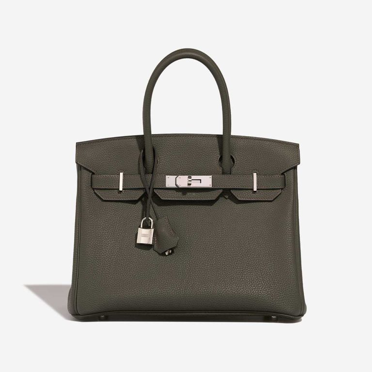 Hermès Birkin 30 Togo Vert de Gris Front | Sell your designer bag