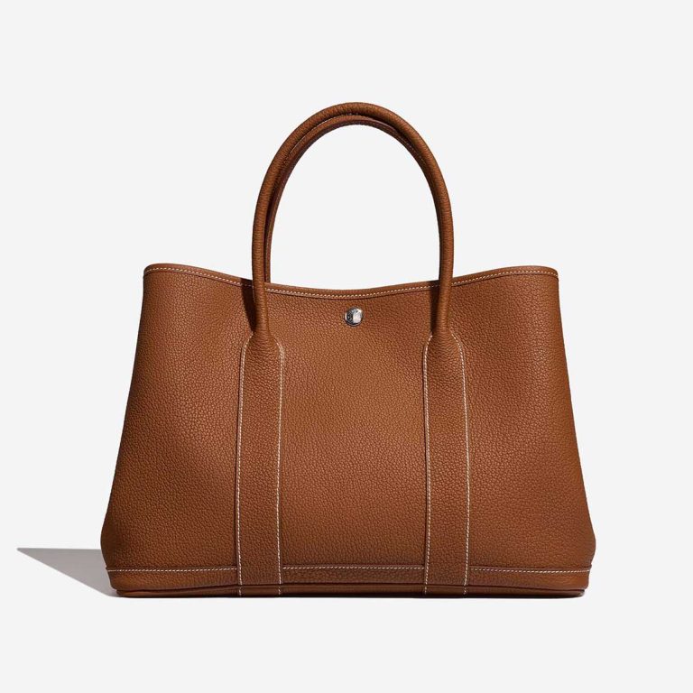 Hermès Garden Party 36 Veau Négonda Gold Front | Verkaufen Sie Ihre Designer-Tasche