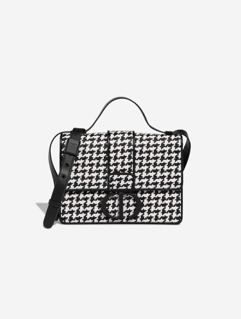 Dior 30 Montaigne Calf Black / White Front | Sell your designer bag