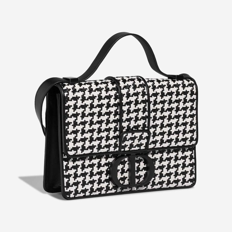 Dior 30 Montaigne Calf Black / White | Sell your designer bag