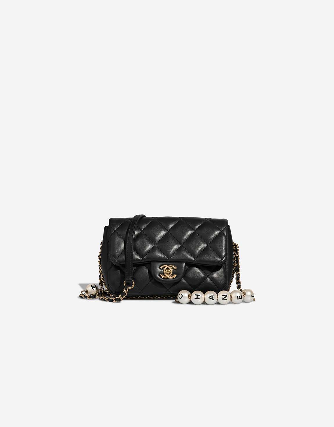 Small black quilted chanel bag sale