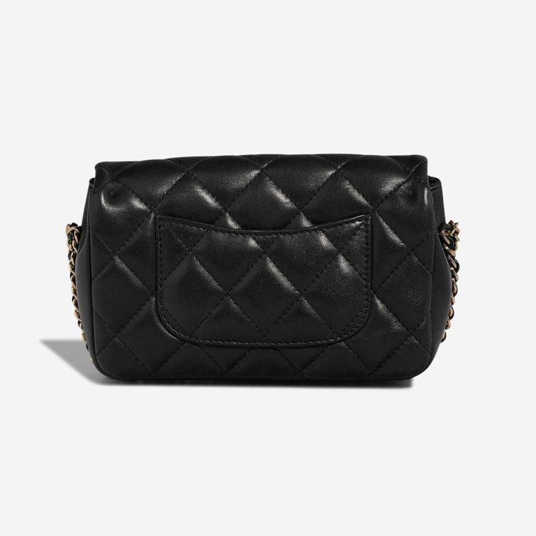 Chanel Chain Around Mini Rectangular Lamb Black | Sell your designer bag