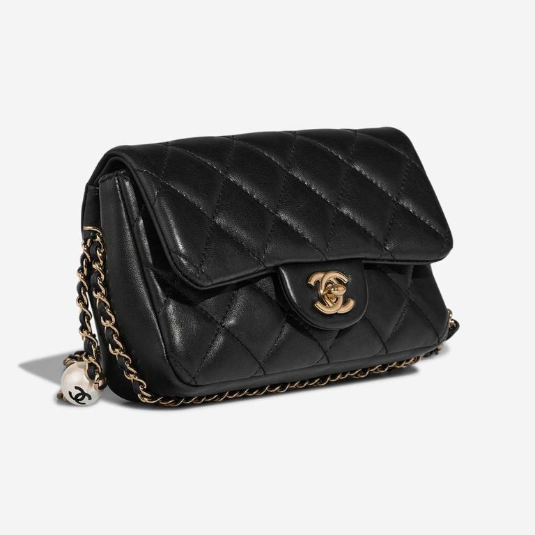 Chanel Chain Around Mini Rectangular Lamb Black | Sell your designer bag