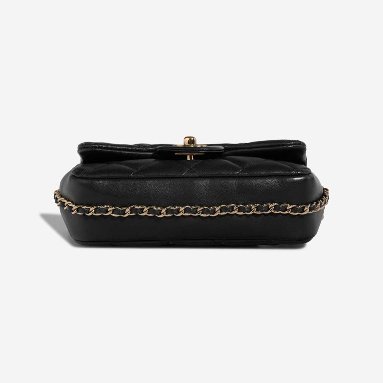 Chanel Chain Around Mini Rectangular Lamb Black | Sell your designer bag