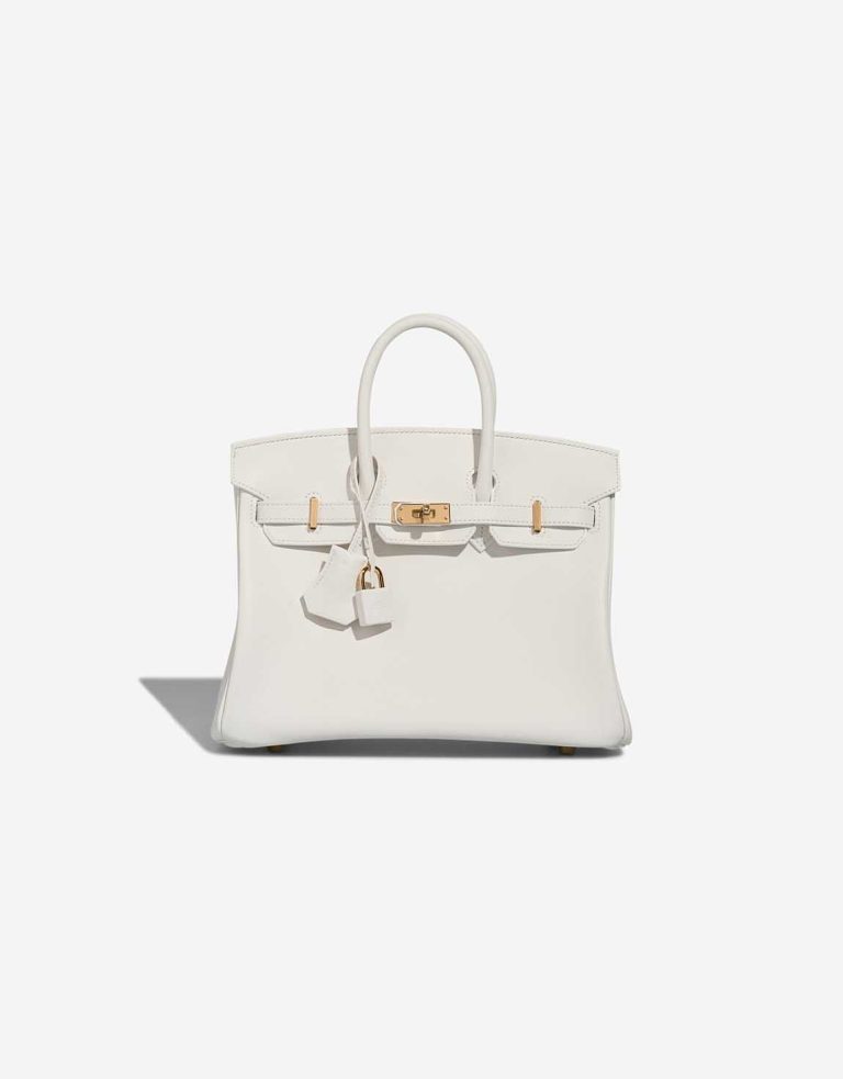 Hermès Birkin 25 Swift New White Front | Sell your designer bag