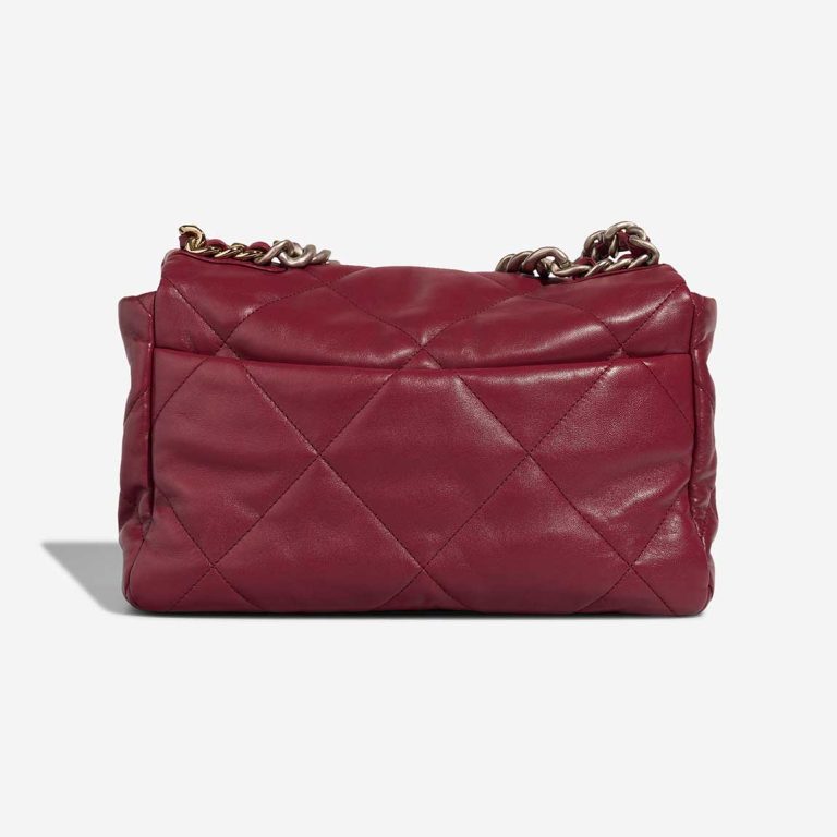 Chanel 19 Flap Bag Large Lammleder Burgundy | Verkaufen Sie Ihre Designer-Tasche