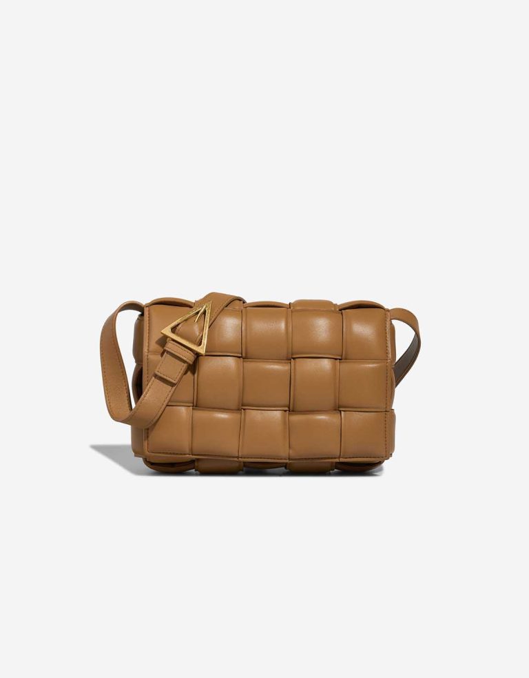 Bottega Veneta Cassette Lamb Camel Front | Sell your designer bag