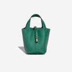 Hermès Picotin 18 Taurillon Clémence Vert Vertigo Front | Sell your designer bag