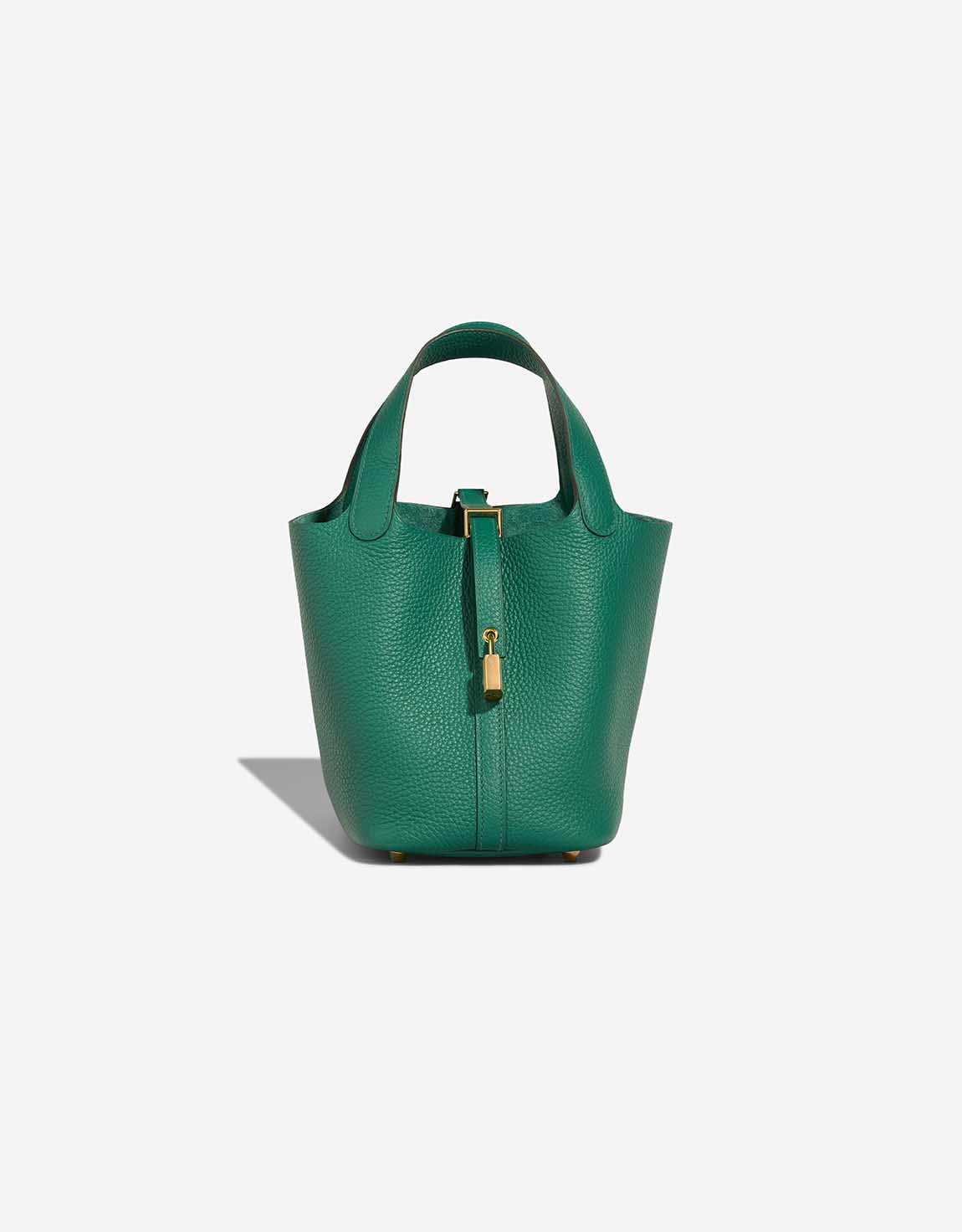 Hermès Picotin 18 Taurillon Clémence Vert Vertigo | SACLÀB