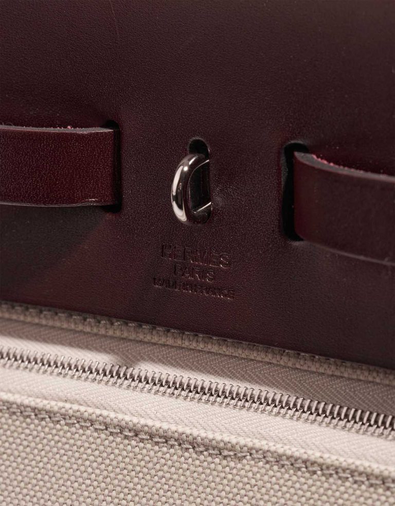 Hermès Herbag 31 Toile / Vache Hunter Rouge Sellier / Rouge H / Béton Logo | Sell your designer bag