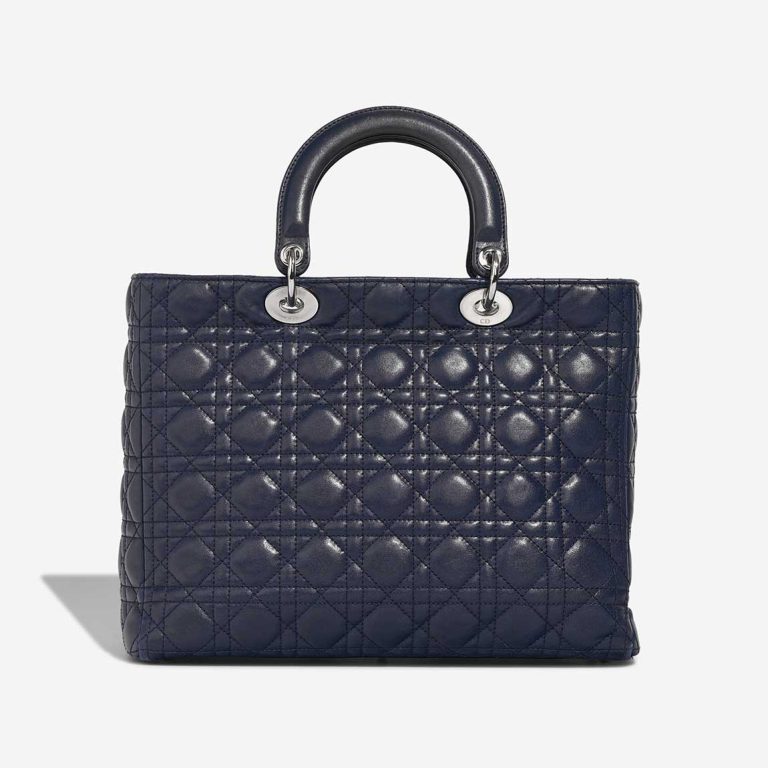 Dior Lady Large Lamb Blue | Sell your designer bag