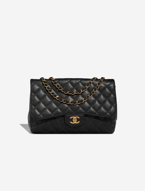 Chanel Timeless Jumbo Caviar Black Front | Sell your designer bag