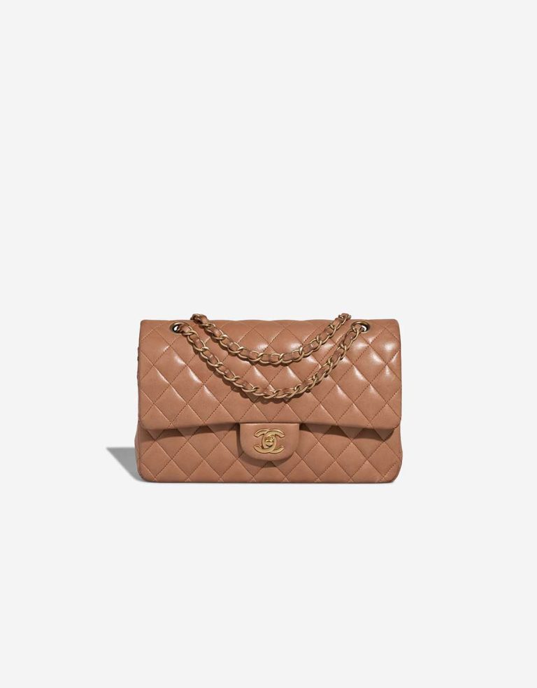 Chanel Timeless Medium Lamb Cognac Front | Sell your designer bag