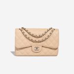 Chanel Timeless Jumbo Caviar Beige Front | Sell your designer bag