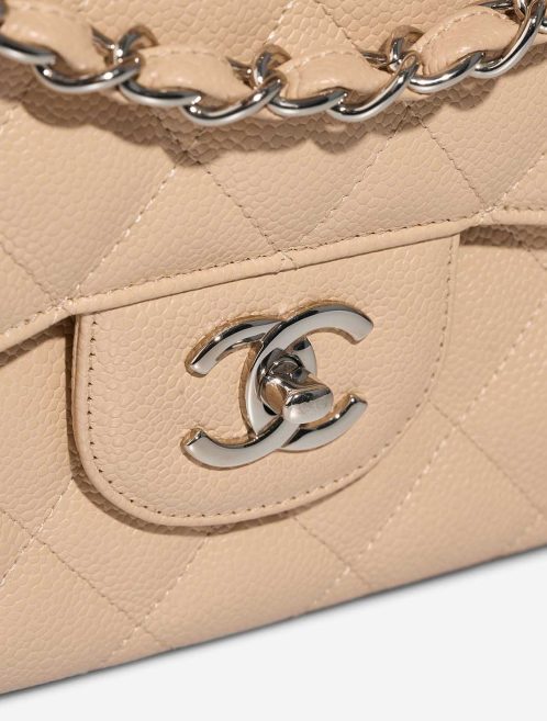 Chanel Timeless Jumbo Caviar-Leder Beige Verschluss-System | Verkaufen Sie Ihre Designer-Tasche