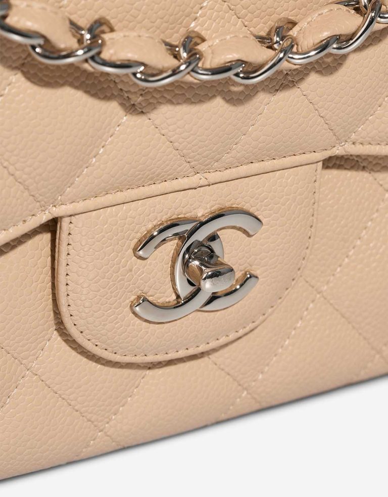 Chanel Timeless Jumbo Caviar Beige Front | Sell your designer bag