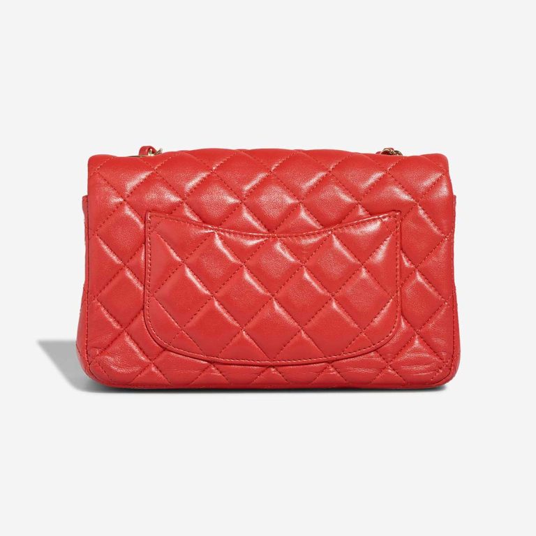 Chanel Timeless Mini Rectangular Lamb Red | Sell your designer bag