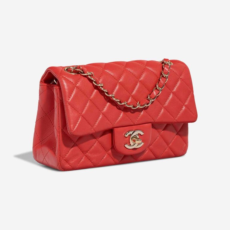 Chanel Timeless Mini Rectangular Lamb Red | Sell your designer bag