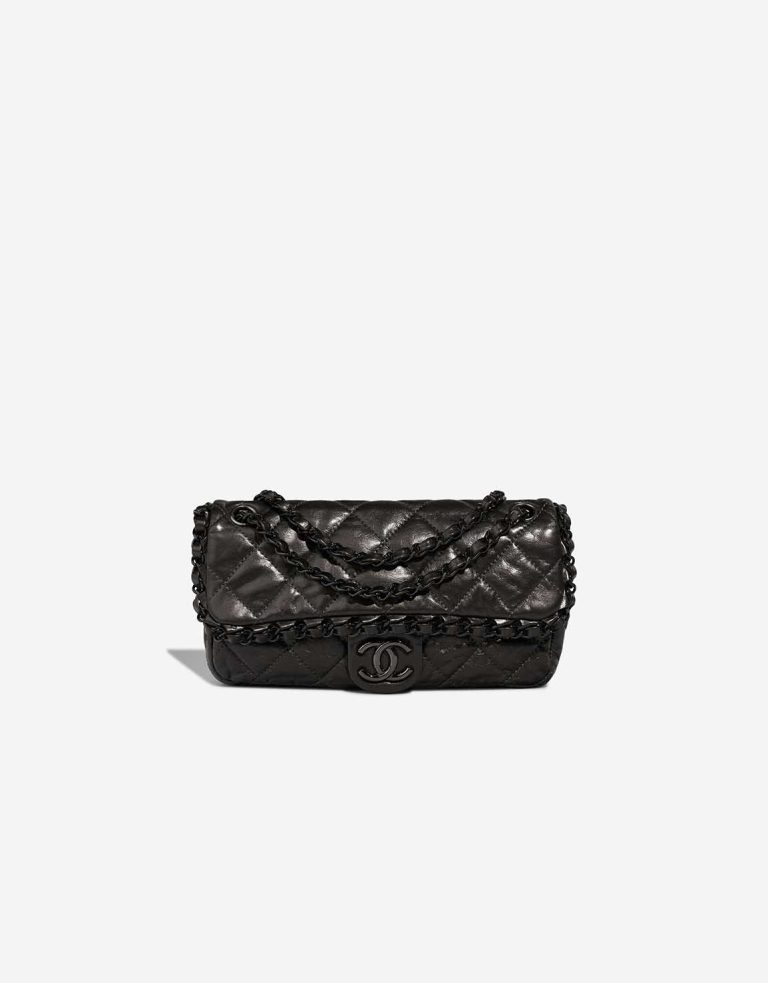 Chanel Timeless Medium Aged Calf Black Front | Sell your designer bag