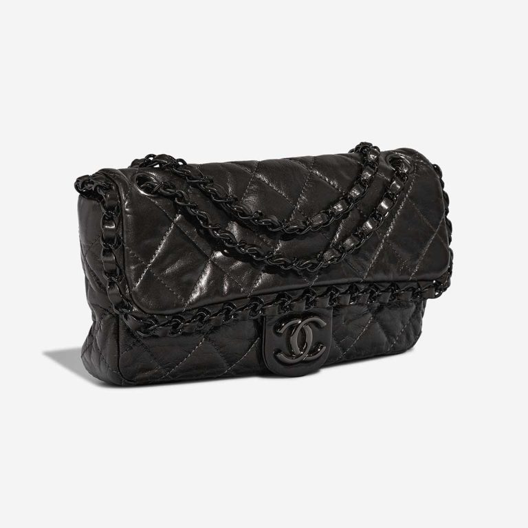 Chanel Timeless Medium Aged Kalbsleder Schwarz | Verkaufen Sie Ihre Designer-Tasche