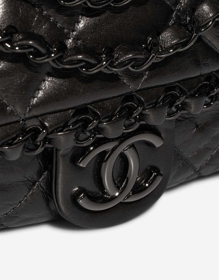 Chanel Timeless Medium Aged Calf Black Front | Vendez votre sac de créateur