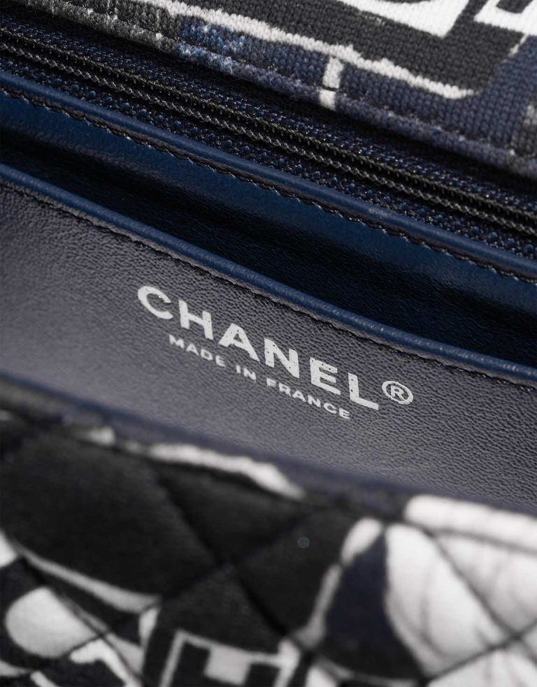 Chanel 2.55 Reissue 224 Canvas Blue Logo | Sell your designer bag