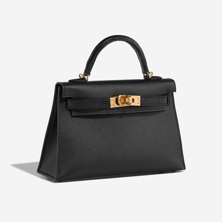 Hermès Kelly Touch Mini Veau Madame / Lizard Black | Sell your designer bag