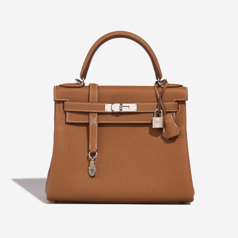 Hermès Kelly 28 Togo Gold Front | Sell your designer bag