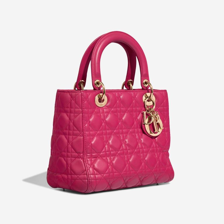 Dior Lady Medium Lammleder Pink | Verkaufe deine Designertasche