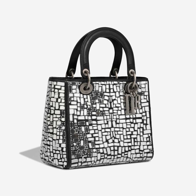 Dior Lady Mosaic of Mirrors Medium Calfskin Silver | Sell your designer bag