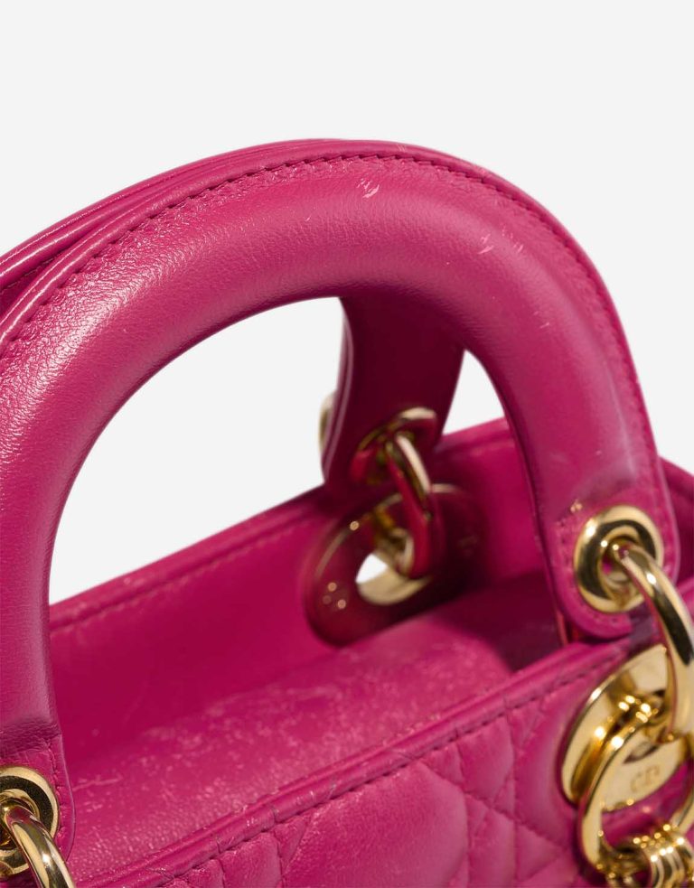 Dior Lady Mini Lammleder Rosa Gebrauchsspuren | Verkaufen Sie Ihre Designertasche