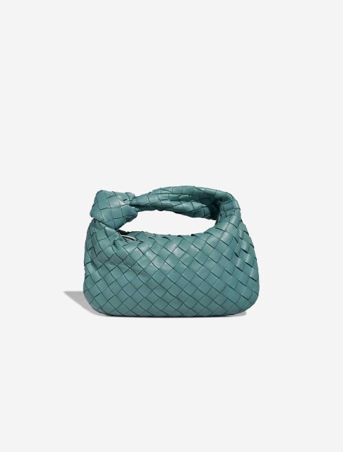 Bottega Veneta Jodie Mini Calf Blue Front | Sell your designer bag