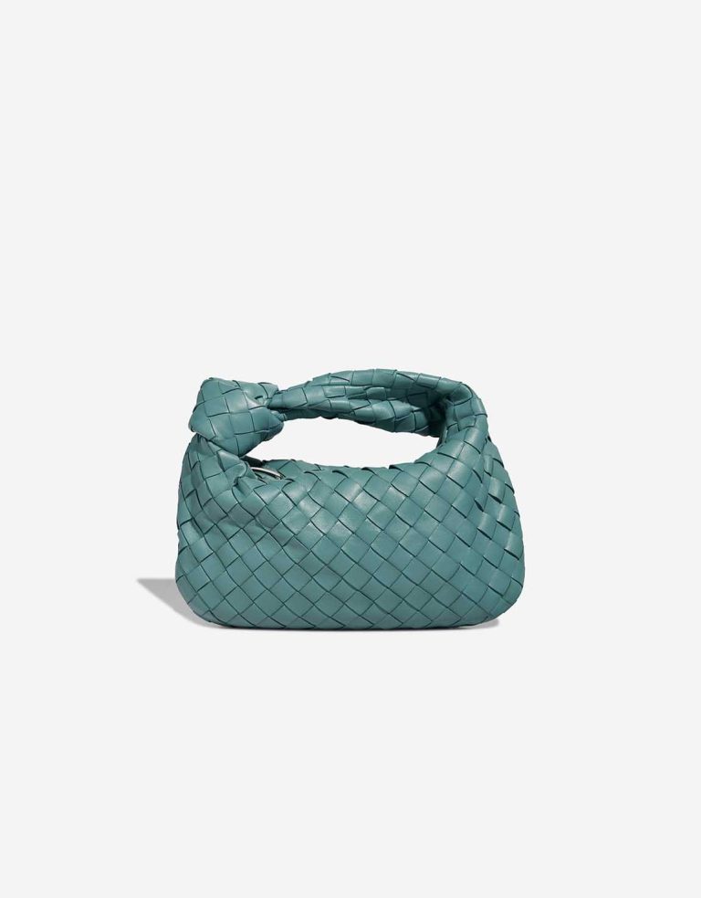 Bottega Veneta Jodie Mini Calf Blue Front | Sell your designer bag