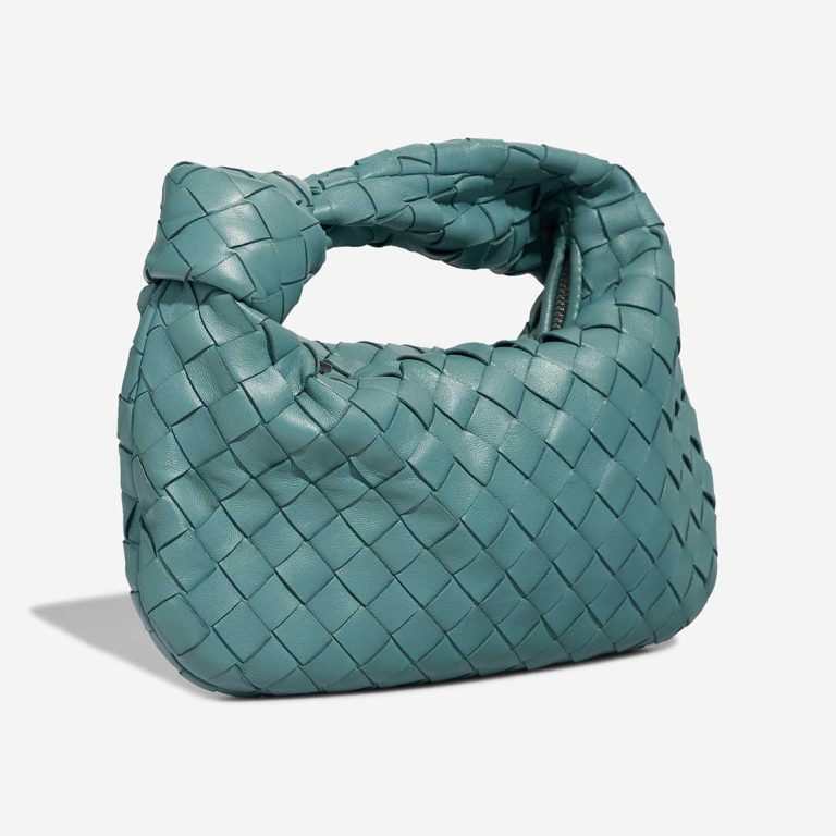 Bottega Veneta Jodie Mini Kalbsleder Blau | Verkaufen Sie Ihre Designertasche