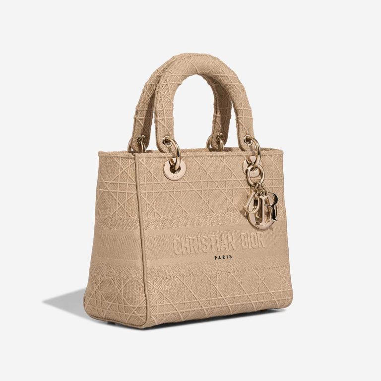 Dior Lady D-Lite Medium Canvas Beige | Verkaufen Sie Ihre Designertasche