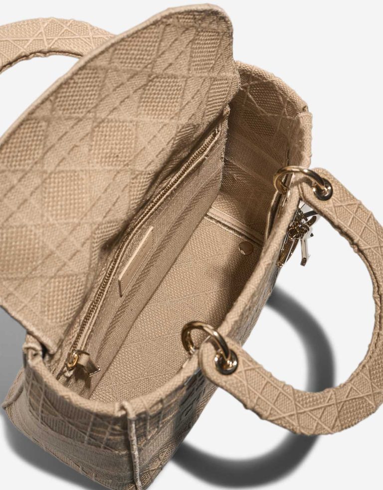 Dior Lady D-Lite Medium Canvas Beige Inside | Verkaufen Sie Ihre Designertasche