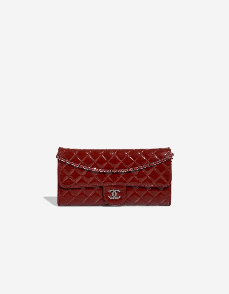 Red chanel wallet sale