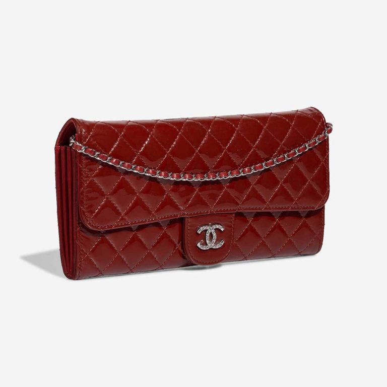 Chanel Timeless Portefeuille sur chaîne vernie rouge | Vendez votre sac de créateur