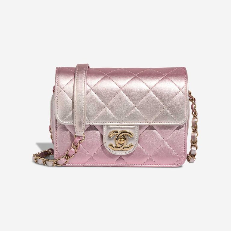 Chanel Like a Wallet Mini Lammleder Pink Front | Verkaufen Sie Ihre Designer-Tasche