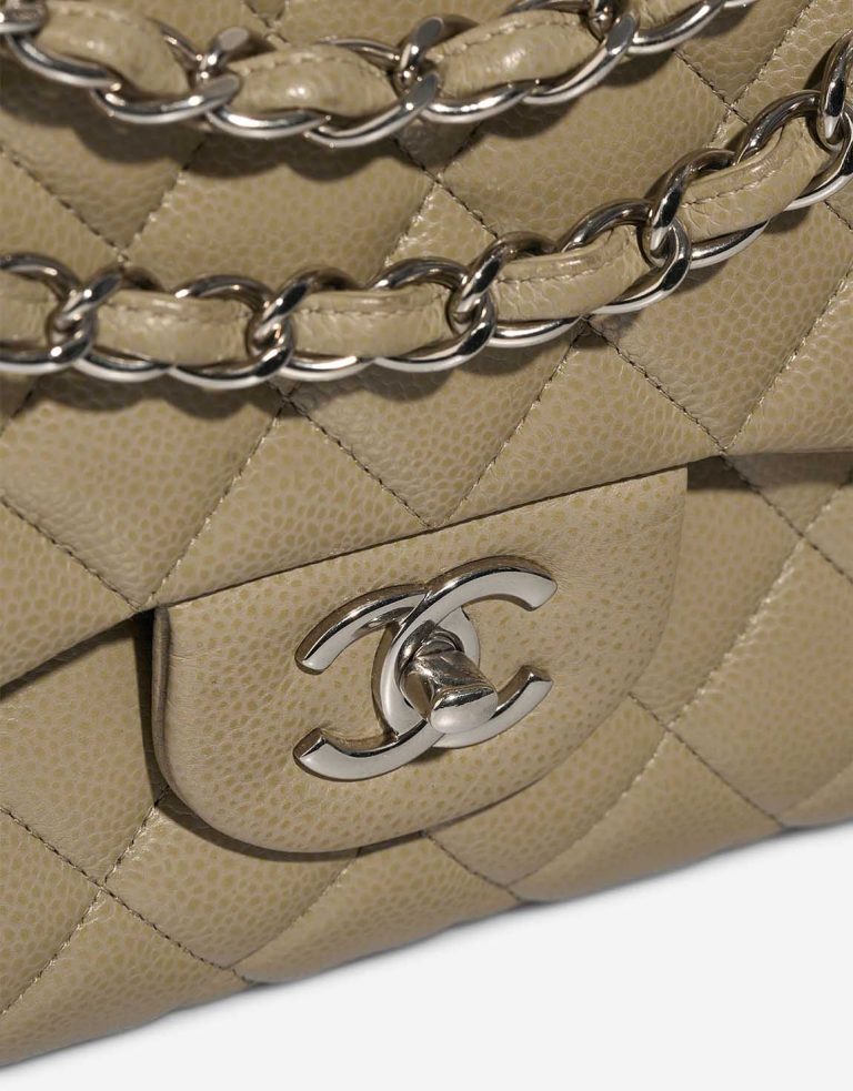 Chanel Timeless Jumbo Caviar Beige Front | Sell your designer bag