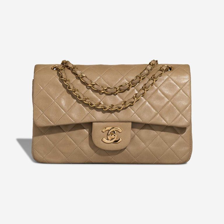 Chanel Timeless Medium Lammleder Brown Front | Verkaufen Sie Ihre Designer-Tasche