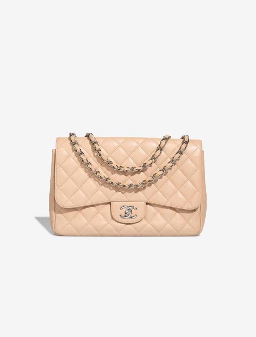 Chanel Timeless Jumbo Caviar Beige Front | Sell your designer bag