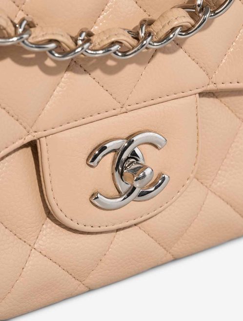 Chanel Timeless Jumbo Caviar Beige Closing System | Sell your designer bag